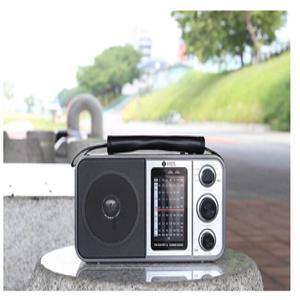 고감도 단파-라디오 FM/AM/SW SD-USB-음악재생 전기+건전지 이어폰잭 재난대비-비상용-O9