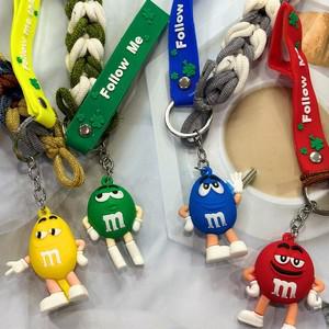 업사이클링 양말목공예 초코볼시리즈 열쇠고리 키링 만들기  색상랜덤)