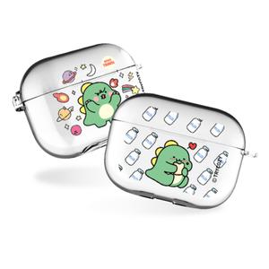 애플 아이폰 에어팟 프로 3세대 투명 케이스 키링 열쇠 고리 리틀티노의 하루 클리어케이스