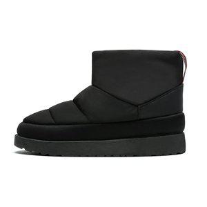 [페이퍼플레인] 겨울슈즈 여자 미들 패딩신발 발편한부츠 털 방한화 PP1594