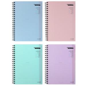 모닝글로리 8000 테마컬러 인덱스 스프링 노트 (색상랜덤) 필기 대학생 공책 유선 16절 좌철