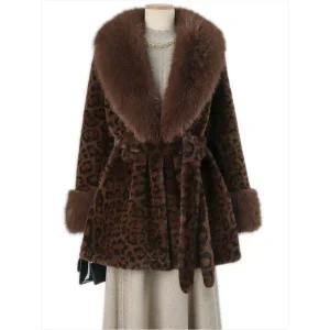 [쉬즈나인]센트 호피 퍼카라 코트_P378958384