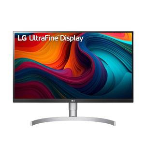 LG 호환 울트라파인 UHD 27인치 4K 2160P 컴퓨터 모니터 27UN850 W, IPS 및 VESA 디스플레이 HDR 400, AMD 프리싱크, USB C, 화이트, 실버