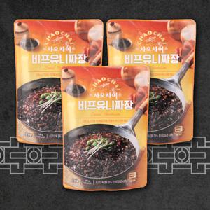 샘표 차오차이 비프유니짜장 180g x3개 전자레인지용 간편식 맛있는 소스