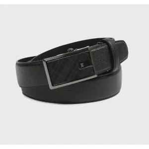 [롯데백화점]닥스 [*양말2족증정*]25년신상 베노베로 소가죽 흑유광 자동벨트BG1ACB1258K1-EL