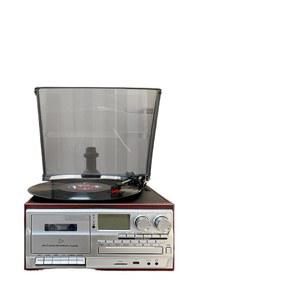 시디플레이어 올인원 레트로 축음기 다기능 비닐 레코드 구식 플레이어 오디오 시스템 1 CD 카세트