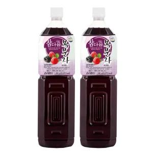 참다음 복분자 농축액 엑기스 청 음료 베이스 1.5L 2개