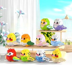 앵무새 장난감 나노 블럭 10종 앵무새 놀이 훈련 용품