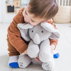 [MEMK59P4_52GP]노래하는 까꿍 코끼리 L 작동완구 30cm