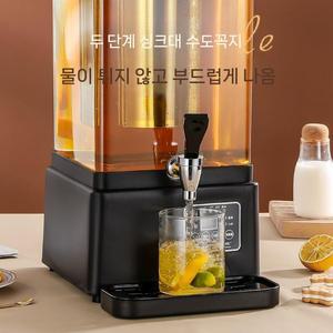 업소용 자동 전기 12L 차끓이기 중탕기  티메이커 달임 포트 물끓이기 검정