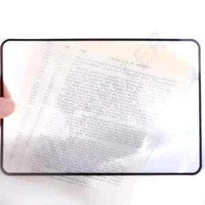 휴대용 대형 카드형 돋보기 지갑에 넣는 독서용 미니 확대경 안전 선물용 확대기 들어가는 슬림 은 가벼