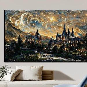 DIY 유화그리기 세트 꽃그림 명화 풍경 풍수 팝아트 유화 명화그리기