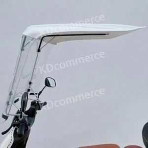 전기 자전거 캐노피 커버 지붕 바람막이 스쿠터 우산 그늘막 가림막 세발 천막
