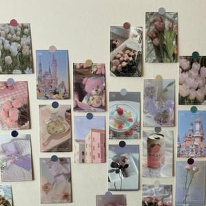 엽서 카드 포토프린터 소품샵 종이액자 다꾸스티커 빈티지 인테리어 30종세트