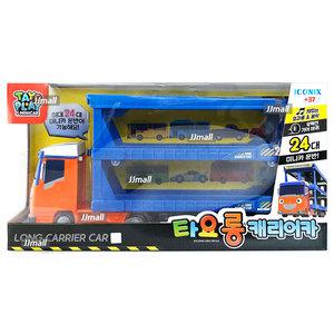 타요 롱캐리어카 운반차 후렉션 효과음 레일놀이 미니카 자동차 작동완구 역할놀이 선물