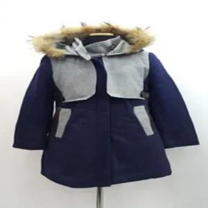 [오노마] ONM 판매W161027 샘플 배색 라쿤 후드퍼 모직코트 모  23568366)