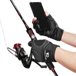고품질 3컷 낚시장갑 XL 블랙 논슬립 문어 스포츠 피싱 해루질 (WFHS37S)