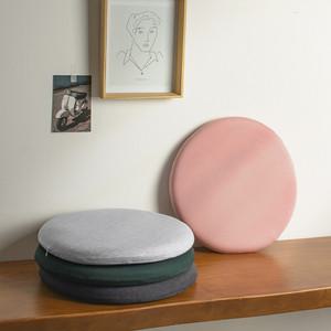 메모리폼방석 쿠션 원형 45cm 카페 사무실 식탁 벤치 의자 방석 대형