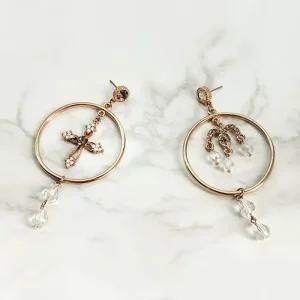 [존SCC][tvN 하늘에서 내리는 일억개의 별 협찬]가브리엘 드롭 귀걸이 (1952899A)