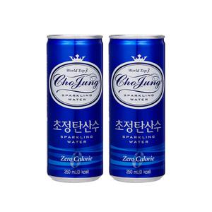 일화 초정탄산수 플레인 250ml 30캔 2박스 총60캔