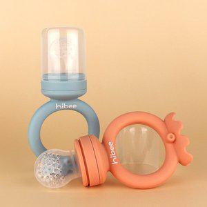 [하이비] 실리콘 문어냠 과즙망 치발기 쪽쪽이 공갈젖꼭지