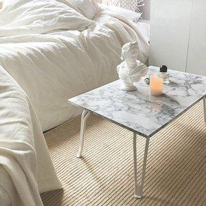 [텐스페이스]대리석무늬 800접이식 좌식테이블 접이식책상 BJ5626