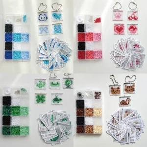 해피조이 20가지 미니비즈발 만들기 재료 6색 부자재 포함