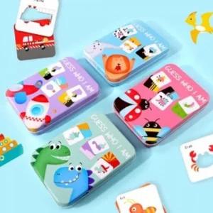 IQEQ 영어기초퍼즐세트 영어교구 틴케이스 생일선물 (WFI15W0)