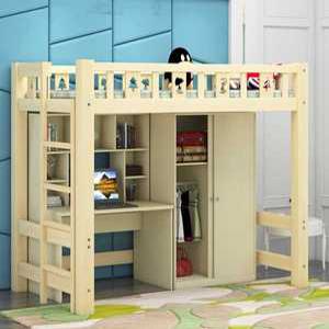 침대책상세트 수납 원룸 올인원 벙커형 성인 세트 침대