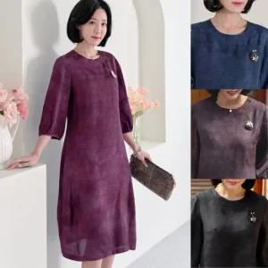 [엄마옷 로즈맘] 서윤항아리감물인견원피스