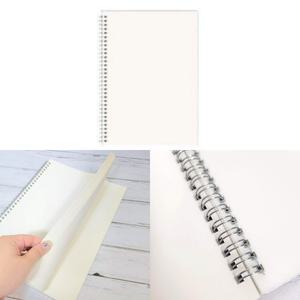 반투명커버 트윈링무지노트 그림그리기백지노트 B5