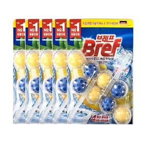 헨켈 브레프 파워 액티브 변기세정제 레몬향 50g x 2개입 5개_