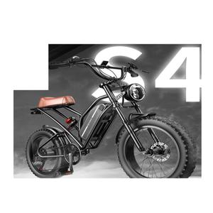 팻바이크 와이드 타이어 전기 오프로드 산악 자전거 바이크 -(배터리 15AH) - 주행120km