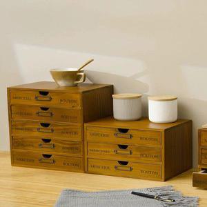 원목 미니 서랍장 안방 소형 인테리어 보관함 빈티지 가구 수납장