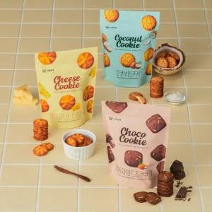 [신라명과] 봉지쿠키 200gx3봉(코코넛/치즈/쵸코)