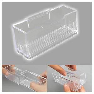 투명 메모꽂이 명함홀더 케이스 연결가능한 1단 명함꽃이 메모지함 스탠드꽂이