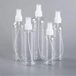 여행용 스프레이 공병 10~100ml 휴대용 미스트 분사 용기 투명 PET 공병