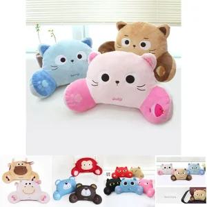 캣넛 허리쿠션 - 대형 BIG/캐릭터/허리/등받이/에어매쉬/쿠션/의자/소파/인형/귀여운/예쁜/거실/장식/데코