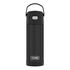 [미국배송] 보온병 펀테이너 16온스 스테인리스 스틸 진공 단열 병 넓은 스파우트 뚜껑 블랙 매트 포함