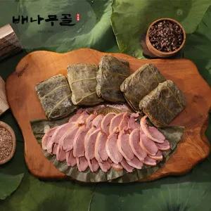 [배나무골]연잎으로 감싼 훈제오리 슬라이스 400g x 5팩