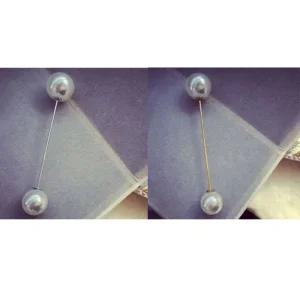 기하학 여성 데일리 진주핀 브로치  3개묶음) 순금카네이션 카네이션브로치 설날선물