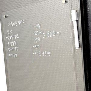 고품질 학원 일정표 포스트잇 아크릴 투명 자석 메모 보드판 대형 모니터클립메모보드 (WFJ1FN0)