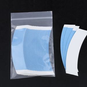 24/36pcs 레이스 가발 용 양면 방수 접착제 헤어 피스 및 확장 C 커브 볼드 테이프