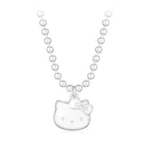 [헬로키티]산리오 헬로키티주얼리 시그니처 실버 볼체인 목걸이 HLSN340W