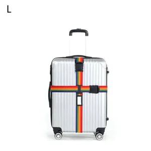 여행용 캐리어 보호 밴드/벨트 안전 열림 도난 방지 여행 가방 밸트 러기지 스트랩 캐리어용 자물쇠 잠금