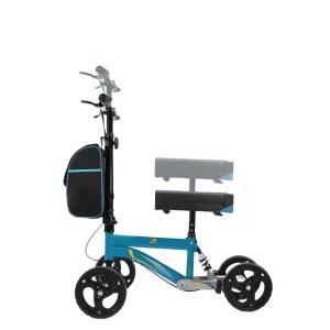 무릎 보행기 보조바퀴 바퀴 핸즈프리목발 성인용 브레이크 골절