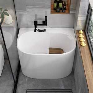 세라믹욕조 호텔 전신 북유럽 이동식 심플 모던 소형