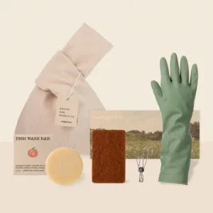 싱글룸 제로웨이스트 주방4종 선물세트 (가온) 집들이 답례품 행사 기념품 ESG 회의