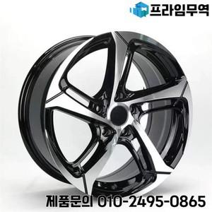 공장 직 ATL065 신규 디자인 인기 판매 스피닝 17 18 19인치 4x100 4x114 블랙 머신 자동차 휠 림