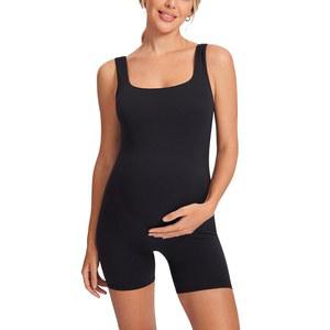 모만다 여성 임산부 바디수트 민소매 반바지 점프수트 스퀘어 넥 탱크탑 임신용 DS-ZD DS-H1